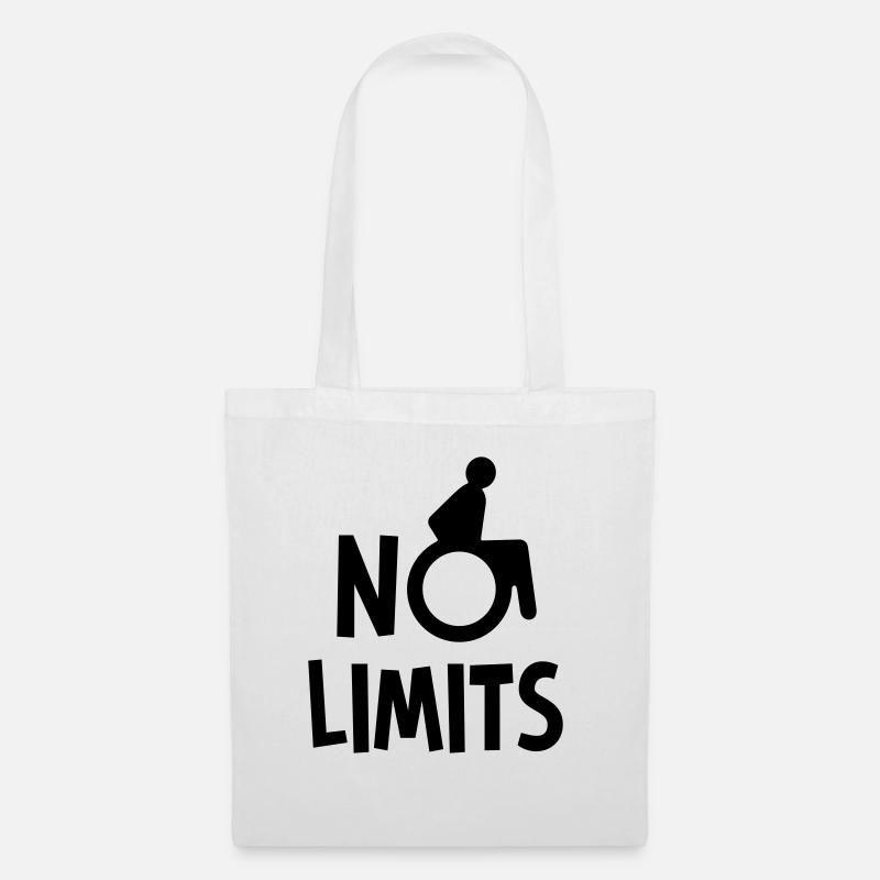 No limits - Tote Bag - white