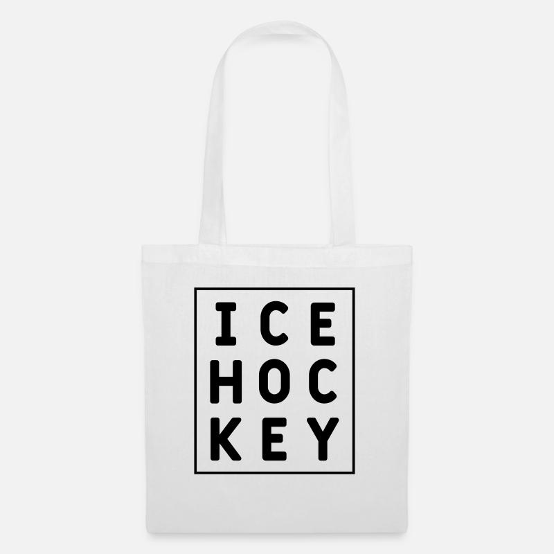 Eishockey - Eishockey - Stoffbeutel - Weiß