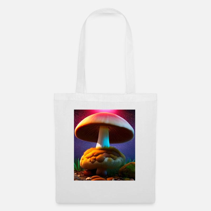 Big Magic Mushroom - Stoffbeutel - Weiß