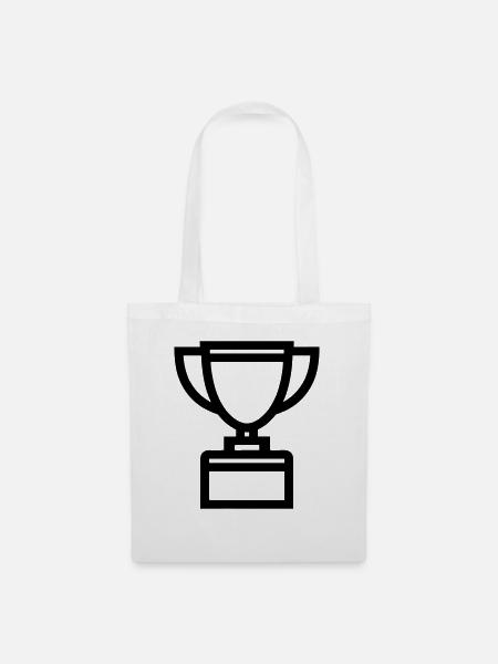 Trophäe - Stoffbeutel - Weiß
