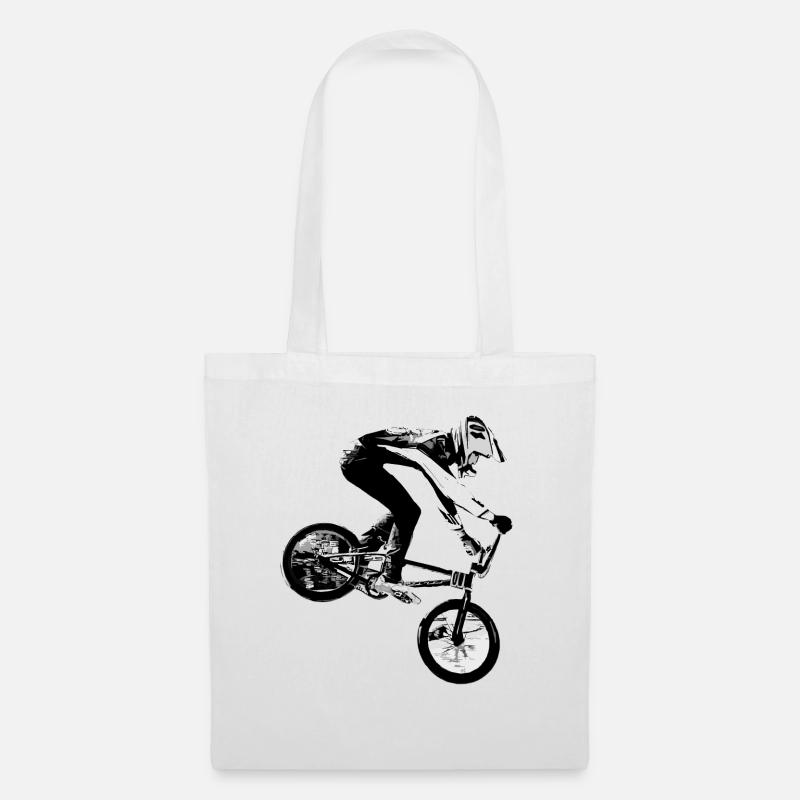 BMX (BMX) - Stoffbeutel - Weiß