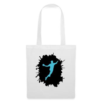 Éclaboussures de handball - Sac en tissu - blanc - Devant