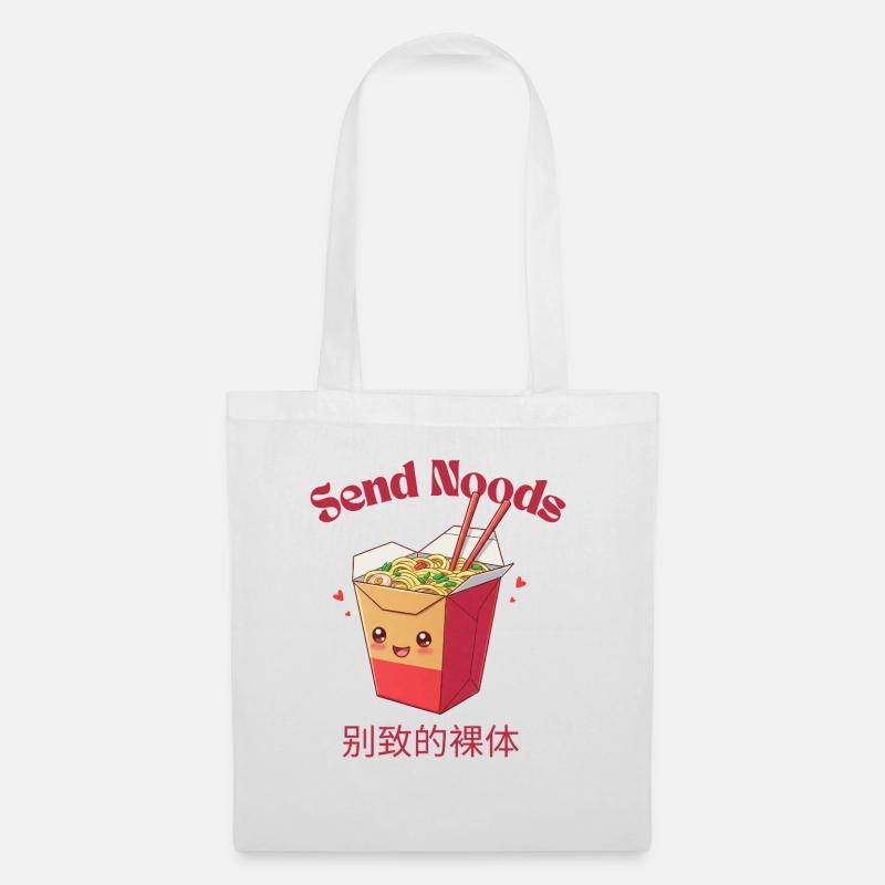 Send Noods - Stoffbeutel - Weiß