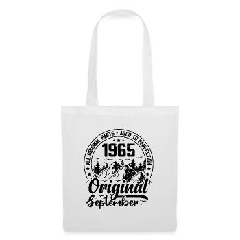 1965 September Original 59 Years Anniversary Gift - Tote Bag - white - Front