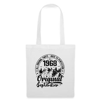 1968 September Original 56 Years Anniversary Gift - Tote Bag - white - Front