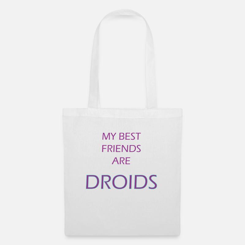 bestFriendDroids - Stoffbeutel - Weiß