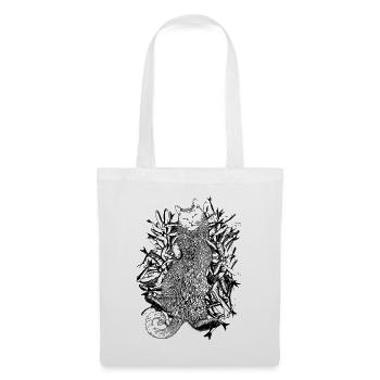 Paradis des chats - Sac en tissu - blanc - Devant