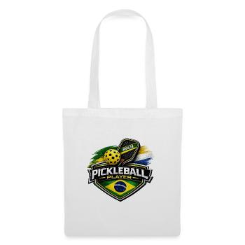 Pickleball BRASILIEN - Stoffbeutel - Weiß - Vorne