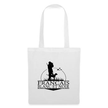 FRANCAIS BLANC ET NOIR Chiens de chasse Hunter Wilsigns - Sac en tissu - blanc - Devant
