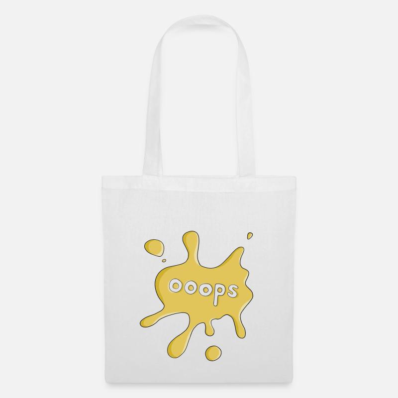 Stain ooops - Tote Bag - white