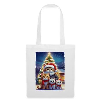 Christmas Cats Family 1.2 - Tote Bag - white - Front
