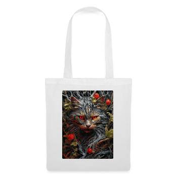 Plantes effrayantes Chat 1.1 - Sac en tissu - blanc - Devant