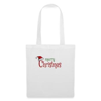 Joyeux Noël - Sac en tissu - blanc - Devant