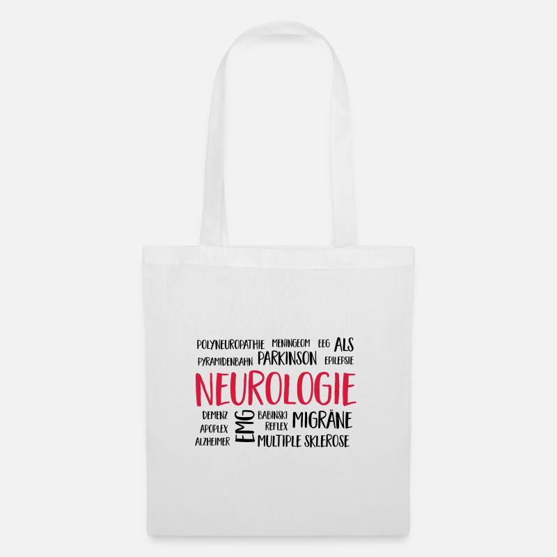 neurologie - Stoffbeutel - Weiß