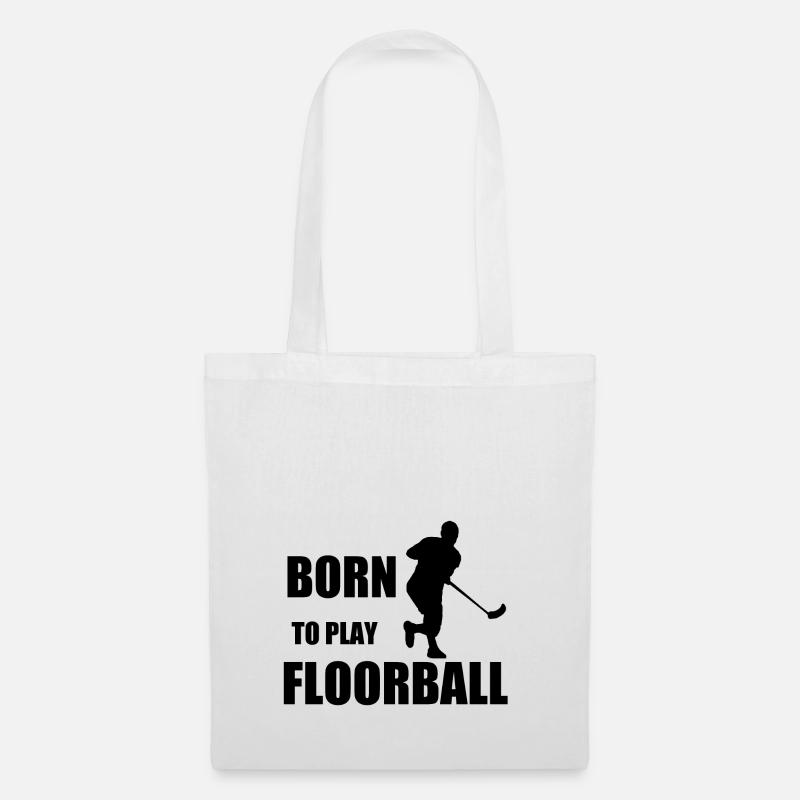 Floorball - Stoffbeutel - Weiß