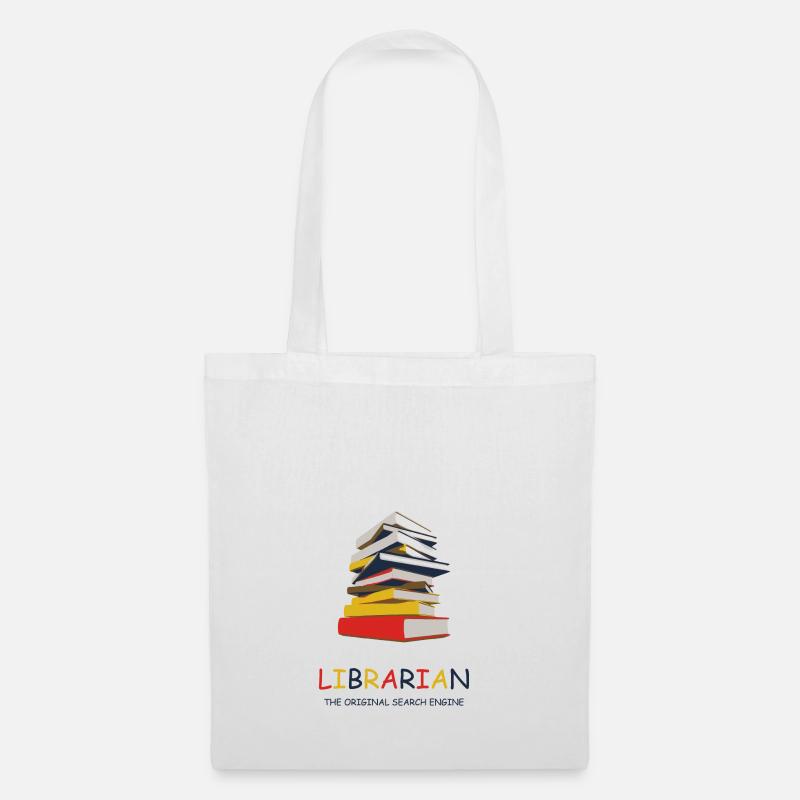 Library Library Librarian - Tote Bag - white