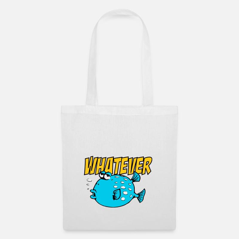 Quelle que soit Fishi - Sac en tissu - blanc