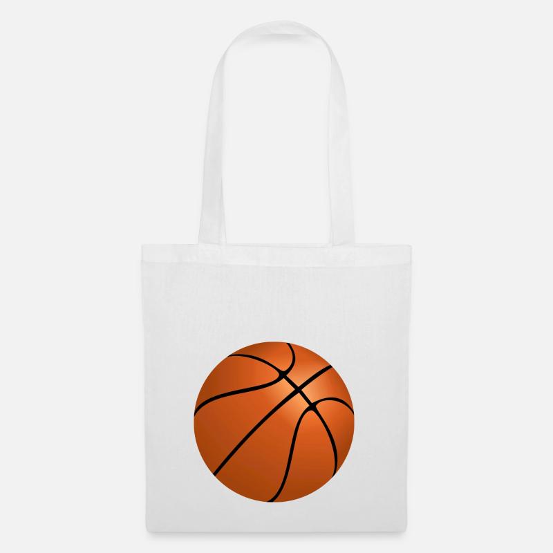 Basketball - Stoffbeutel - Weiß
