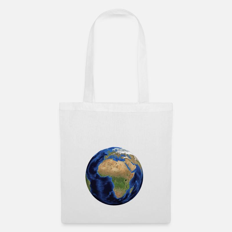 globe - Tote Bag - white