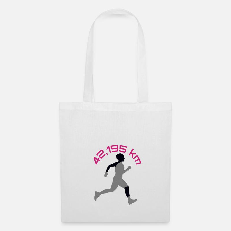 marathon - Tote Bag - white