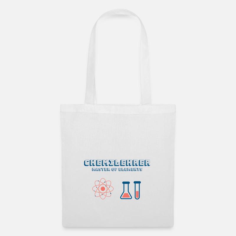 Chemielehrer Master of Elements - Stoffbeutel - Weiß