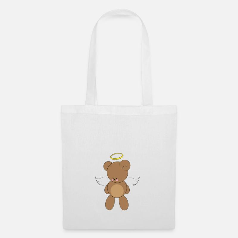 Teddy ange - Sac en tissu - blanc