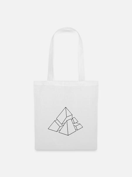 JOSZ DESIGN Pyramid 4 - Stoffbeutel - Weiß
