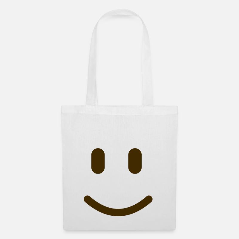 Keep Smile - Stoffbeutel - Weiß