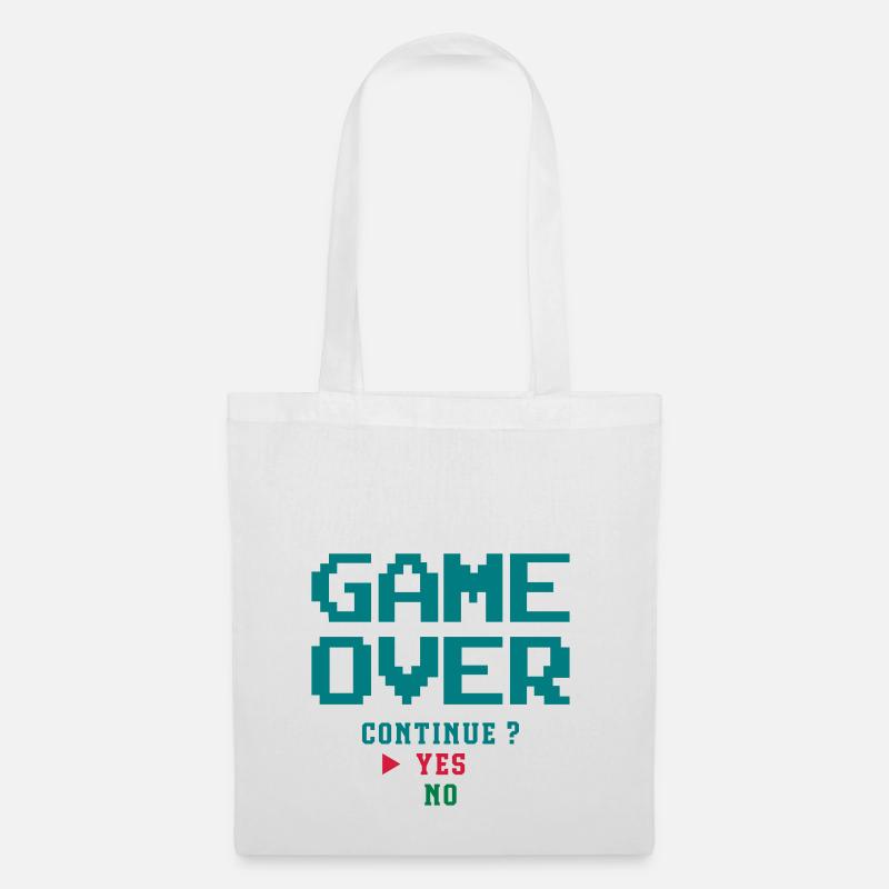 Game over - Tote Bag - white
