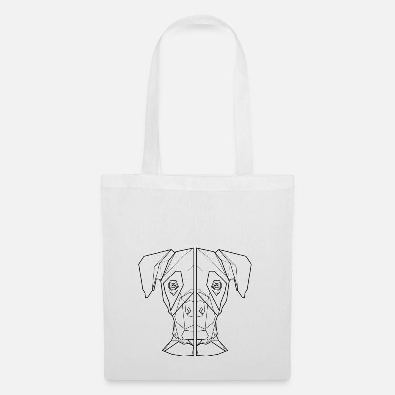 dackel shirt hunde freund geschenk - Stoffbeutel - Weiß