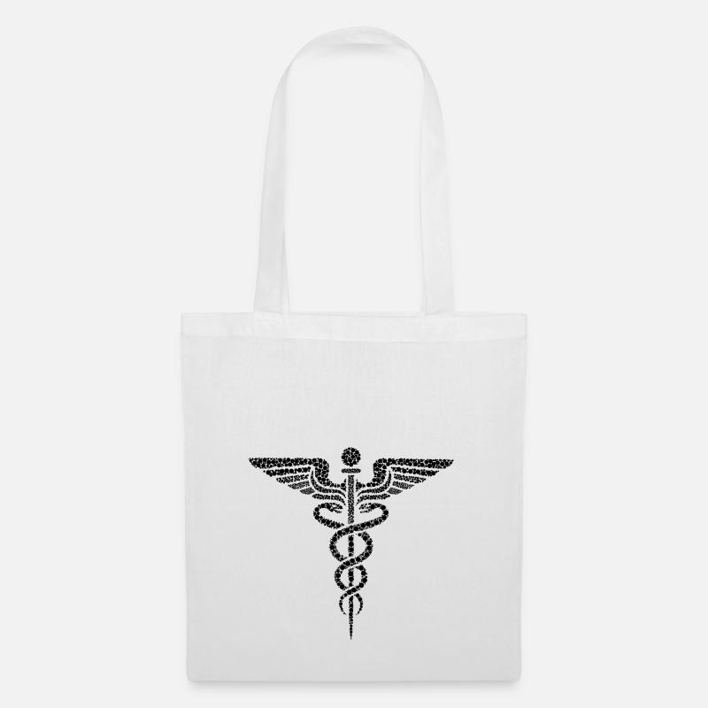 Esculape idée de cadeau - Sac en tissu - blanc
