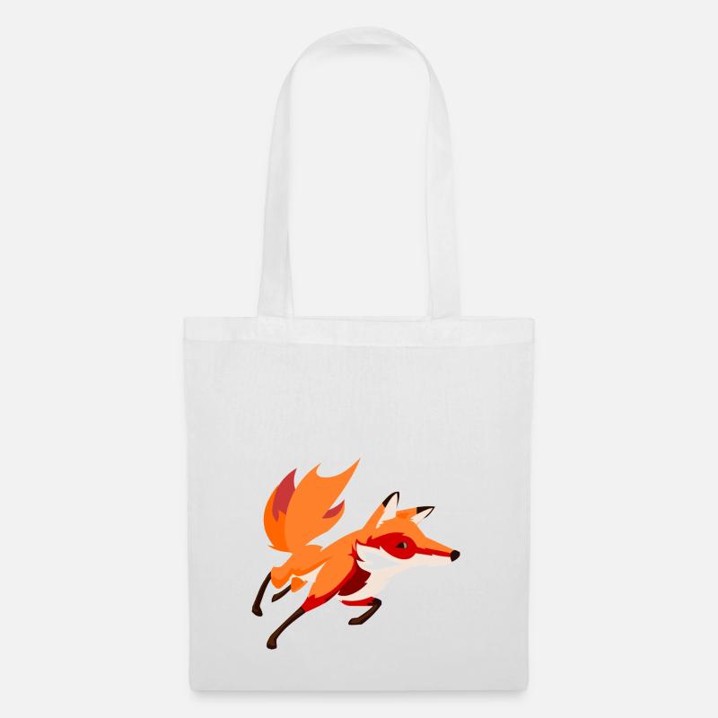 Fuchs - Stoffbeutel - Weiß