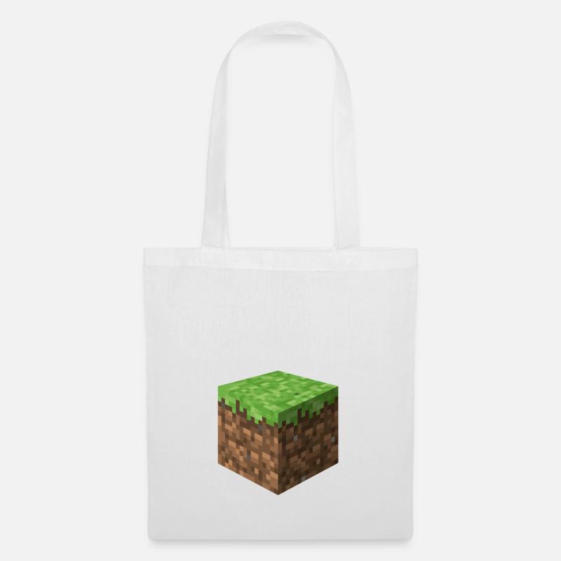 3D Block - Stoffbeutel - Weiß