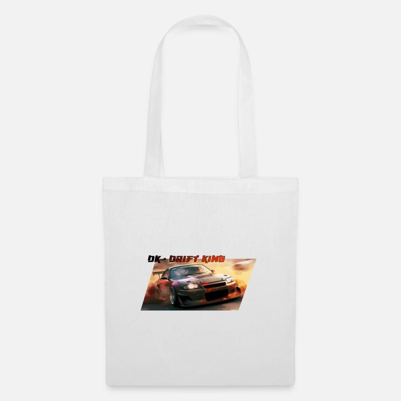 DK Drift King - JDM - Tote Bag - white