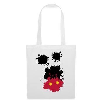 Mouse taches - Sac en tissu - blanc - Devant