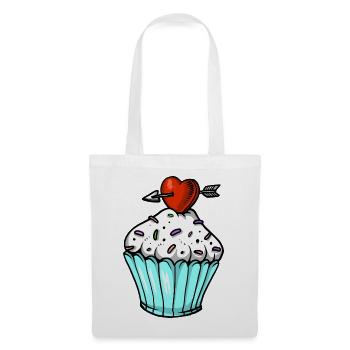 Cupcake - Sac en tissu - blanc - Devant