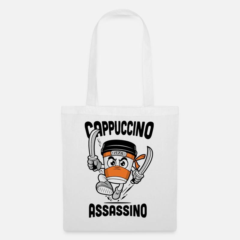 Cappuccino Assassino - Stoffbeutel - Weiß