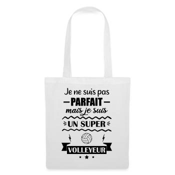 Super Volleyeur Sport Plage Volley - Sac en tissu - blanc - Devant