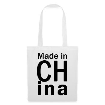 Fabriqué à CHina - Sac en tissu - blanc - Devant