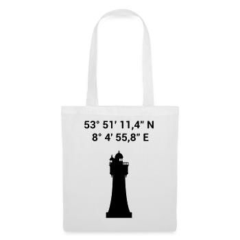 Red Sand Lighthouse - Maritime North Sea Baltic Sea - Tote Bag - white - Front