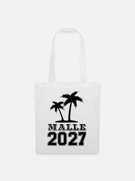 Malle 2027 - Stoffbeutel - Weiß