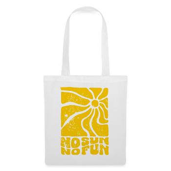 Sonnenkreis No Sun No Fun - Stoffbeutel - Weiß - Vorne