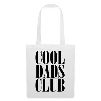 Cool Dads Club Papa Vater Baby Geschenk - Stoffbeutel - Weiß - Vorne