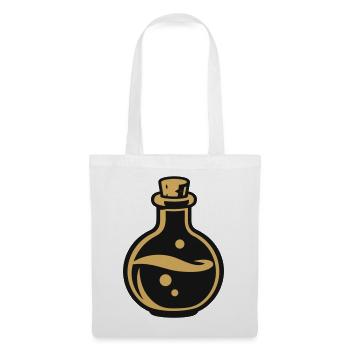 Zaubertrank Flasche Icon - Stoffbeutel - Weiß - Vorne