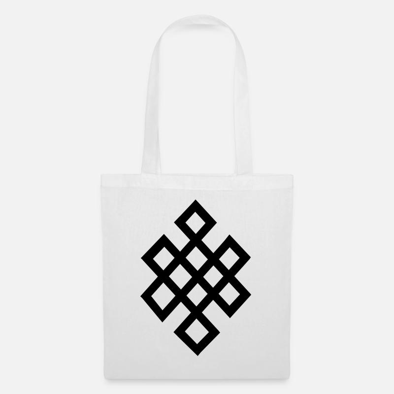 tibet symbol glück - Stoffbeutel - Weiß