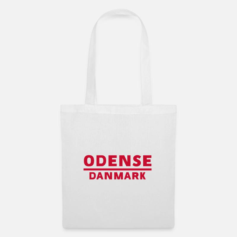 Odense, Danemark - Sac en tissu - blanc
