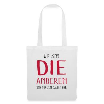 die anderen - Stoffbeutel - Weiß - Vorne