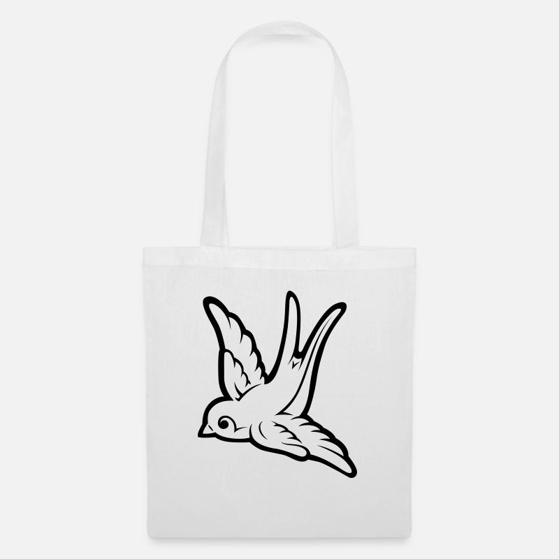 swallow - Tote Bag - white