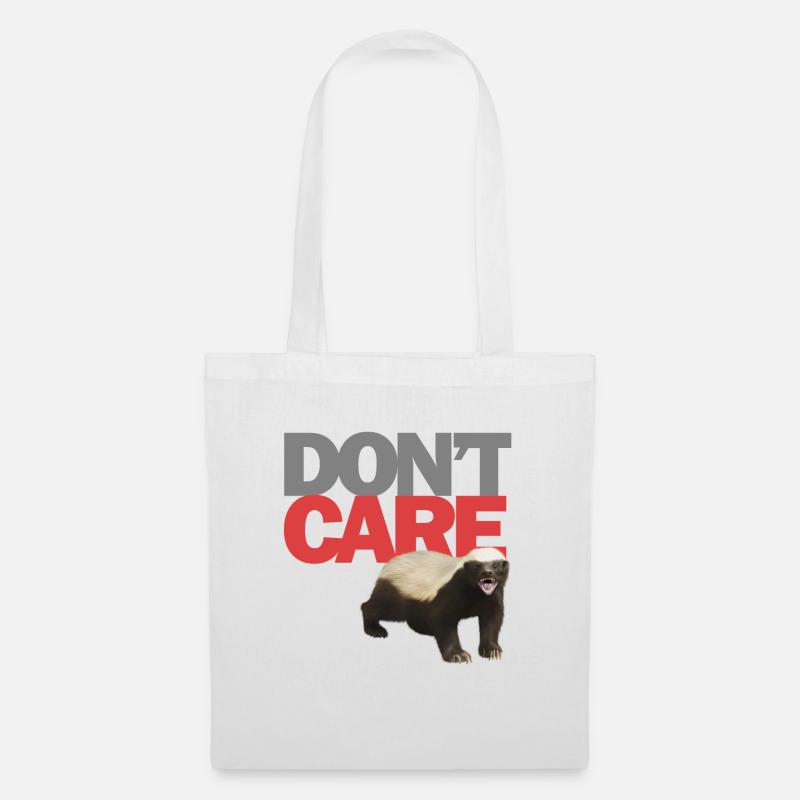 Honey Badger - Stoffbeutel - Weiß