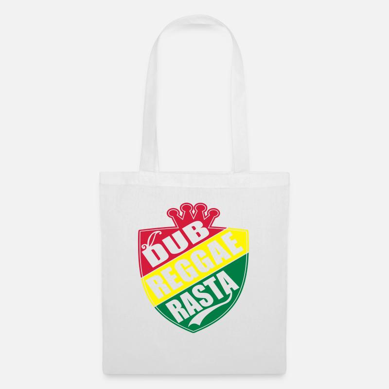 dub reggae rasta - Sac en tissu - blanc